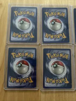 Shadowless Base Set Vintage Pokemon Card 6 Card Lot Including Shadowless Pikachu - Image 5