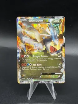 Pokemon Card White Kyurem EX BW63 2012 Black & White Black Star Promo NM EW3 - Image 1