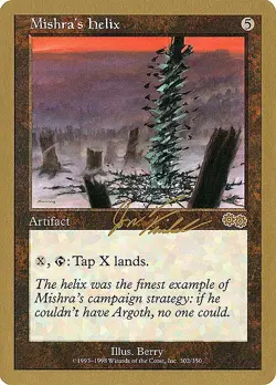 Magic The Gathering MTG MISHRA'S HELIX WCD 2000: Jon Finkel NM Near Mint - Image 1
