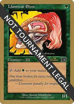 Magic The Gathering MTG LLANOWAR ELVES WCD 2000: Janosch Kuhn NM Near Mint - Image 1