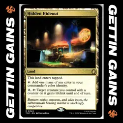 Hidden Hideout - 0043 - R - Non-Foil - TMNT - MTG - NM/M - Image 1
