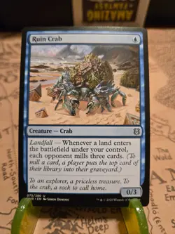MTG Ruin Crab Zendikar Rising Regular Uncommon NM - Image 1