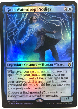 1x FOIL GALE WATERDEEP PRODIGY - Commander - MTG - Magic the Gathering - Image 1