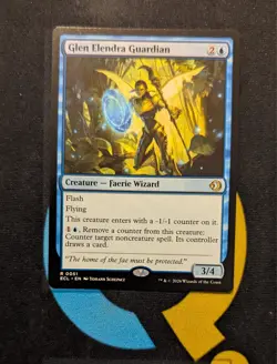 Glen Elendra Guardian Rare ECL 051 Lorwyn Eclipsed MTG - Image 1
