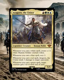 EDH Aragorn Deck - Commander MTG Magic the Gathering - Image 1
