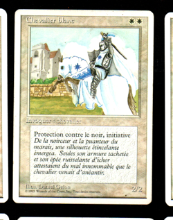 MRM FR/VF Chevalier blanc - White Knight MTG magic 4ED - Image 1