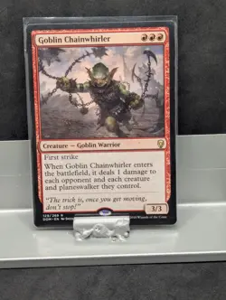 Goblin Chainwhirler X1 LP Dominaria Magic the Gathering - Image 1