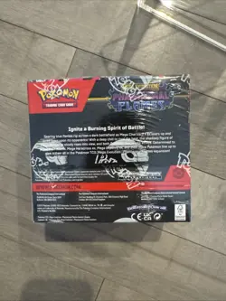 New Sealed Pokemon Mega Evolution Phantasmal Flames Booster Box w Acrylic Case - Image 5