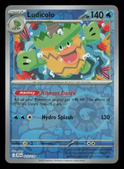 Ludicolo 037/159 Pokemon Journey Together Rare Near Mint Reverse Holo NM - Image 1