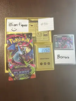 VERY HEAVY! BIG HITUUU 22.60g Phantasmal Flames Pokemon TCG Booster (SEALED) - Image 1