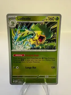 Ludicolo 007/094 Reverse Holo Pokemon Phantasmal Flames NM - Image 1