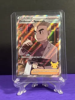 Pokemon TCG Professor's Research Full Art Celebrations 024/025 Holo Ultra Rare - Image 4
