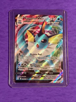Pokemon - Vaporeon VMAX - 030/203 - Evolving Skies - Holo - Ultra Rare NM - Image 5