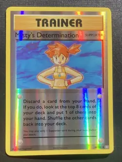 Misty's Determination 80/108 Pokemon Evolutions Reverse Holo Trainer TCG LP - Image 1