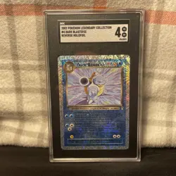 Dark Blastoise Reverse Holo Rare Pokemon Legendary Collection 4/110 - Image 1