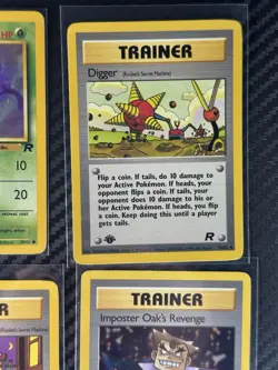 Pokemon 1st Edition & Unlimited Team Rocket Vintage Mixed Lot Mixed Condition - Image 5