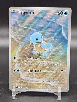 Pokemon Squirtle Illustration Rare 170/165 Scarlet & Violet 151 NM - Image 1