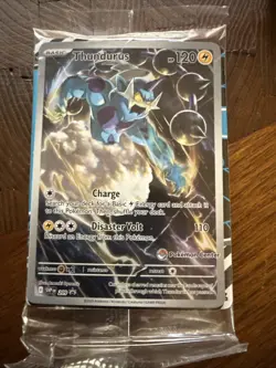 Thundurus SV209 Sealed Pokemon Center Stamped Black Bolt Black Star Promo - Image 1