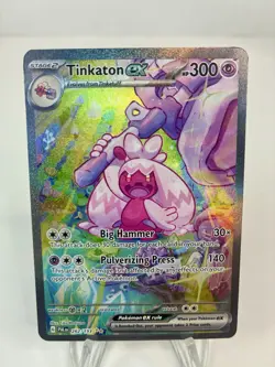 Pokemon TCG Tinkaton ex 262/193 Paldea Evolved Illustration Rare - Image 1