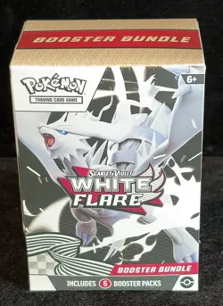 Pokemon White Flare Booster Bundle Sealed – Scarlet & Violet – 6 Pack Box - Image 1