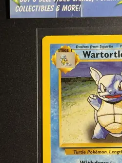 Pokemon TCG Wartortle [W Stamped] 063/130 Wotc Promo Regular Vintage - Image 3