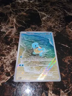 Pokemon TCG Scarlet & Violet 151 Squirtle Illustration Rare 170/165 NM/MINT - Image 2