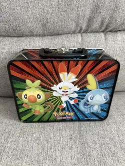 Pokemon TCG 2020 Spring Collector's Tin Chest Lunch Box - Sword Shield - EMPTY - Image 4