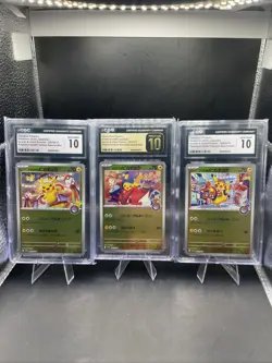 CGC 10 Tohoku Hiroshima Fukuoka Pika 260 261 289/SV-P Special Box Pro Sequential - Image 1