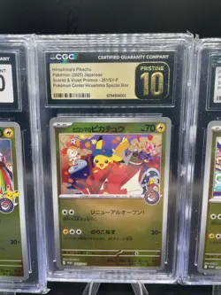 CGC 10 Tohoku Hiroshima Fukuoka Pika 260 261 289/SV-P Special Box Pro Sequential - Image 3