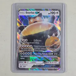 2016 Pokemon TCG Snorlax GX SM05 Sun & Moon Black Star Promo Holo NM/M - Image 1