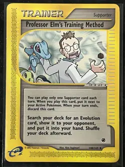 Professor Elm’s Training Method 148/165 Expedition WOTC Vintage Pokemon NM/LP - Image 1