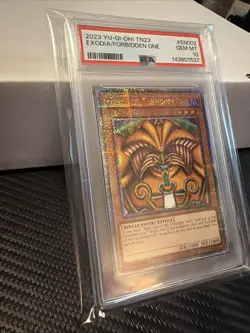 Yugioh Exodia The Forbidden One TN23-EN002 Quarter Century Secret Rare PSA 10! - Image 1