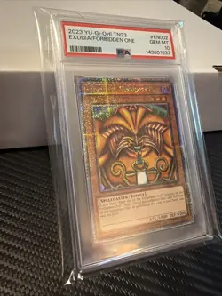 Yugioh Exodia The Forbidden One TN23-EN002 Quarter Century Secret Rare PSA 10! - Image 3