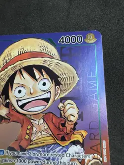 One Piece Monkey D. Luffy P-037 1st Anniversary Tournament Promo Holo 037 - Image 3