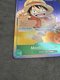 One Piece Monkey D. Luffy P-037 1st Anniversary Tournament Promo Holo 037 - Image 5