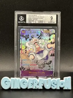 2023 One Piece Awakening Of The New Era English Monkey.D.Luffy Manga Art BGS 9 - Image 1
