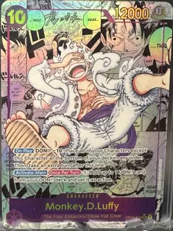 2023 One Piece Awakening Of The New Era English Monkey.D.Luffy Manga Art BGS 9 - Image 2