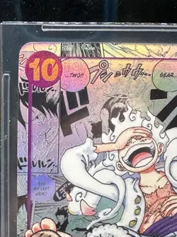 2023 One Piece Awakening Of The New Era English Monkey.D.Luffy Manga Art BGS 9 - Image 3
