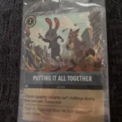 Disney Lorcana TCG. Putting It All Together Promo Trading Card. Sealed - Image 2
