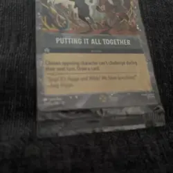 Disney Lorcana TCG. Putting It All Together Promo Trading Card. Sealed - Image 3