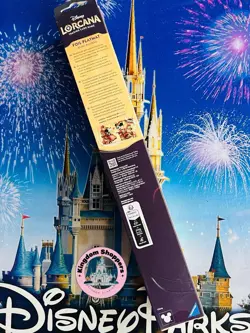 2026 Disney Parks Lorcana Parks Exclusive Mickey & Minnie Foil Playmat New - Image 2