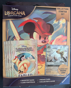 New Disney Lorcana: Fabled Collection Starter Set Glimmer Foil Promo Booster - Image 1