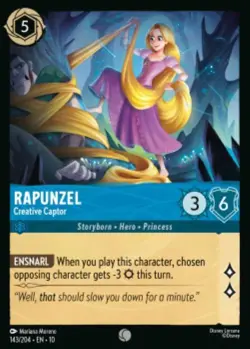 1x Rapunzel-Creative Captor 143/204 Whispers in the Well Non-Foil Disney Lorcana - Image 1