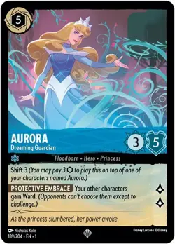Aurora Dreaming Guardian 139/204 Super Rare The First Chapter Disney Lorcana - Image 1