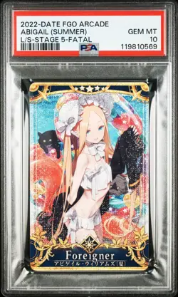 PSA 10 Fate/Grand Order FGO Arcade Abigail Williams (Summer) Fatal FOIL - Image 1
