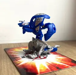 Bakugan Mechtanium Surge Helios Aquos Metal parts with CARD - Image 1