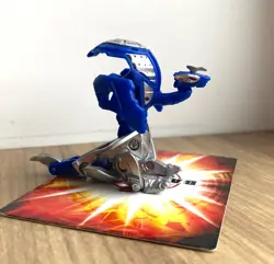Bakugan Mechtanium Surge Helios Aquos Metal parts with CARD - Image 3