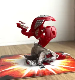 Bakugan Mechtanium Surge Helios Pyrus Metal parts with CARD - Image 3