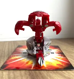 Bakugan Mechtanium Surge Helios Pyrus Metal parts with CARD - Image 4