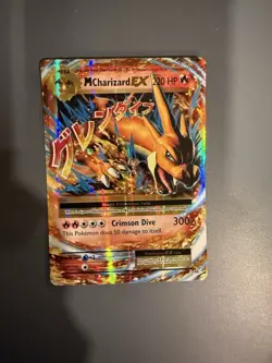 Pokemon TCG M Charizard EX 13/108 Evolutions 2016 Holo Ultra Rare Card - Image 3